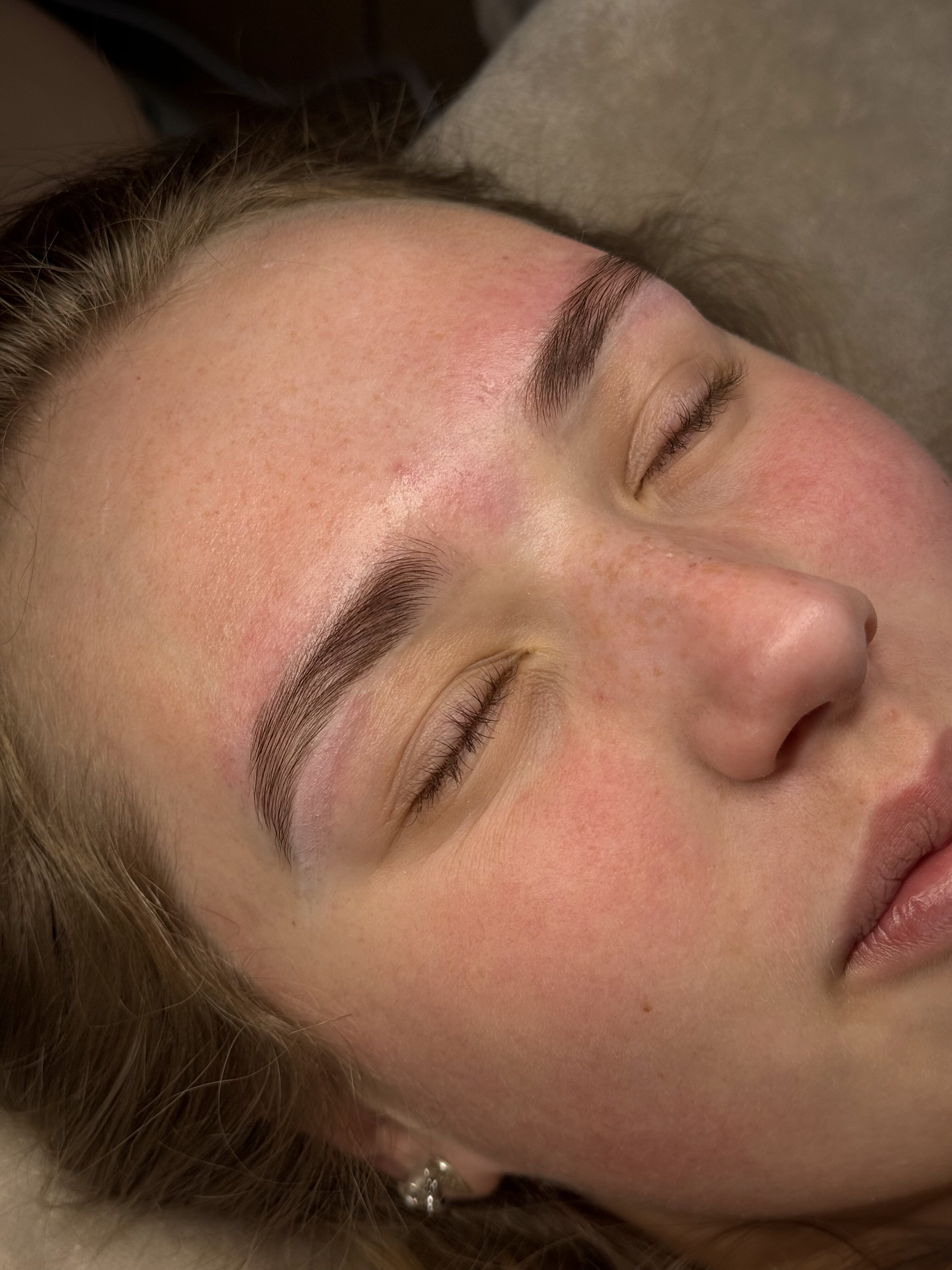 Lash treatment result close-up
